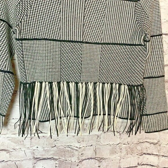 REVOLVE Endless Rose Houndstooth Fringe Sweater - Picture 7 of 12